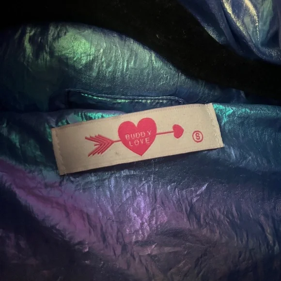 Buddy Love Shimmering Blue and Purple Jacket - Picture 3 of 5